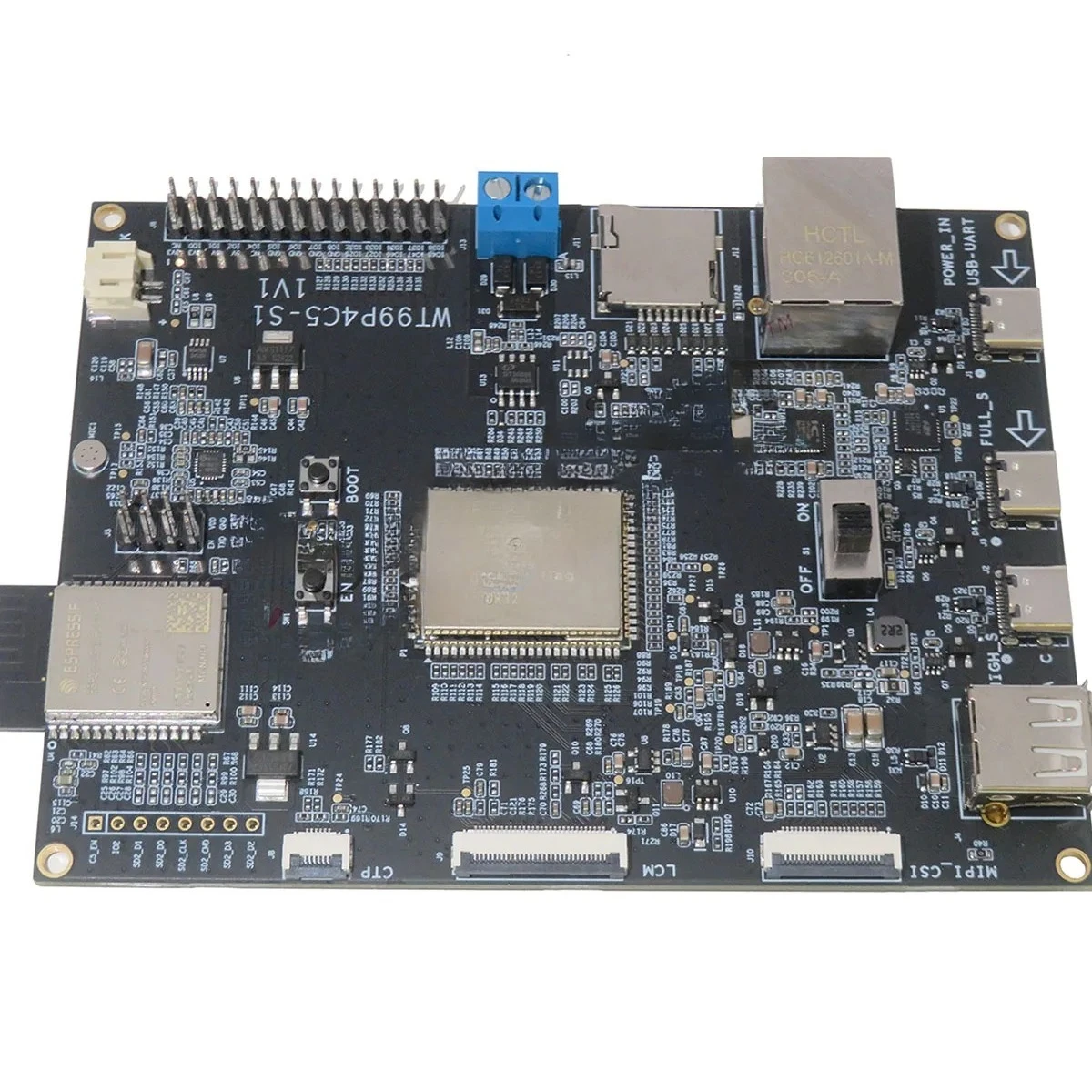 ESP32-P4 WT99P4C5-S1 Development Board with ESP32-C5 Module Multimedia Audio DEV Board Dual-Core 400 MHz RISC-V WIFI6 & BLE
