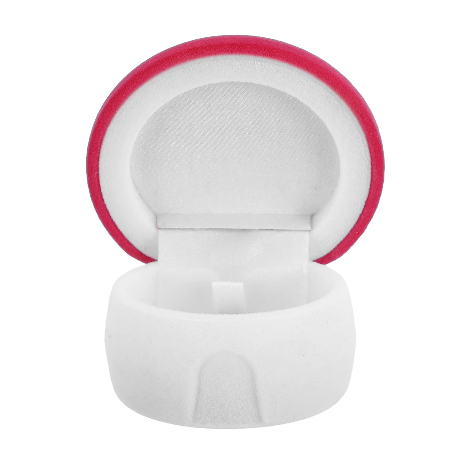 

Jewelry Box Vintage Single Ring Storage Flannel Case Travel Organizer Mushroom Display Rings Jewelry Storage Case Holder