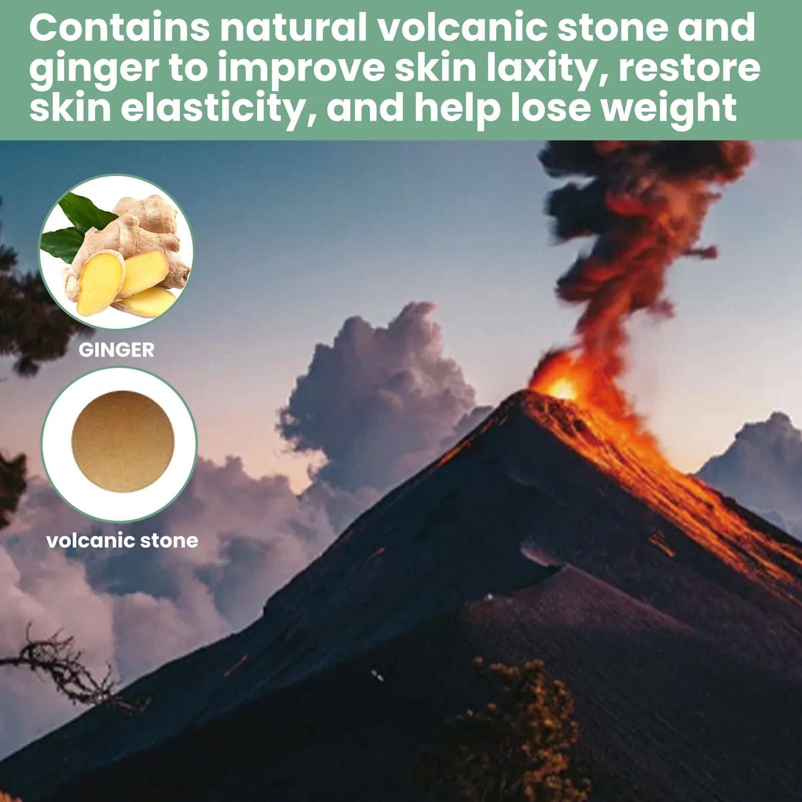 EELHOE Slimming Roller Cream Body Lose Weight Fat Burning Fast Cellulite Lifting Firming Abdominal Volcanic Stone Slimming Ball - Image 5