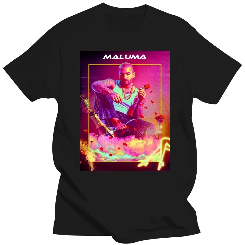 T Shirt NEW Papi Juancho Maluma World Tour funny vintage graphic t shirts manga anime clothes Tour Singer Hot Sale oversized