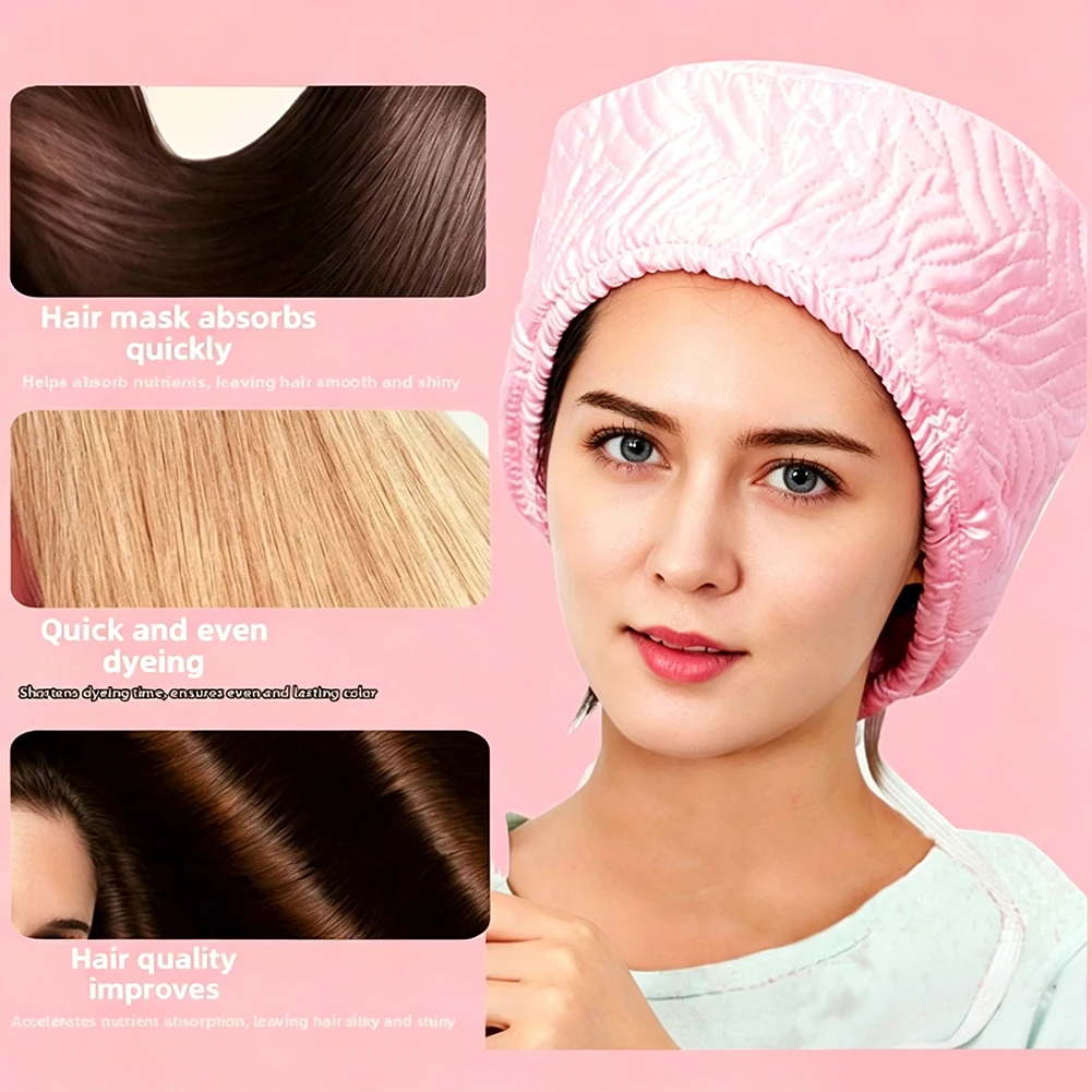 

Steaming Hair Cap 3 Mode Thermal Treatments Hat Hair-Steamer Electric Hair Care Hat Steaming Hair Cap For Women Girls Salon