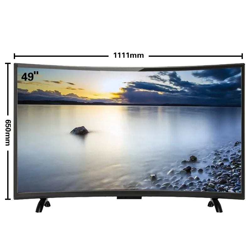 Inteligentny telewizor zakrzywiony = inteligentny 8k UHD 3D 4K Smart TV 42 \