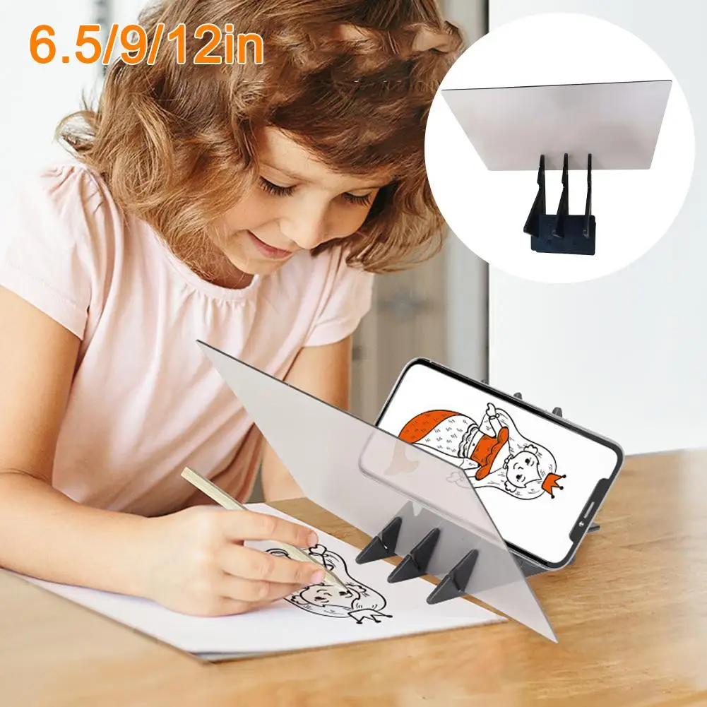 Optical Copying Drawing Board Portable Imitation Tracing With Projection Screen Learning Tool Suitable For Mobile Tablet W0Y4