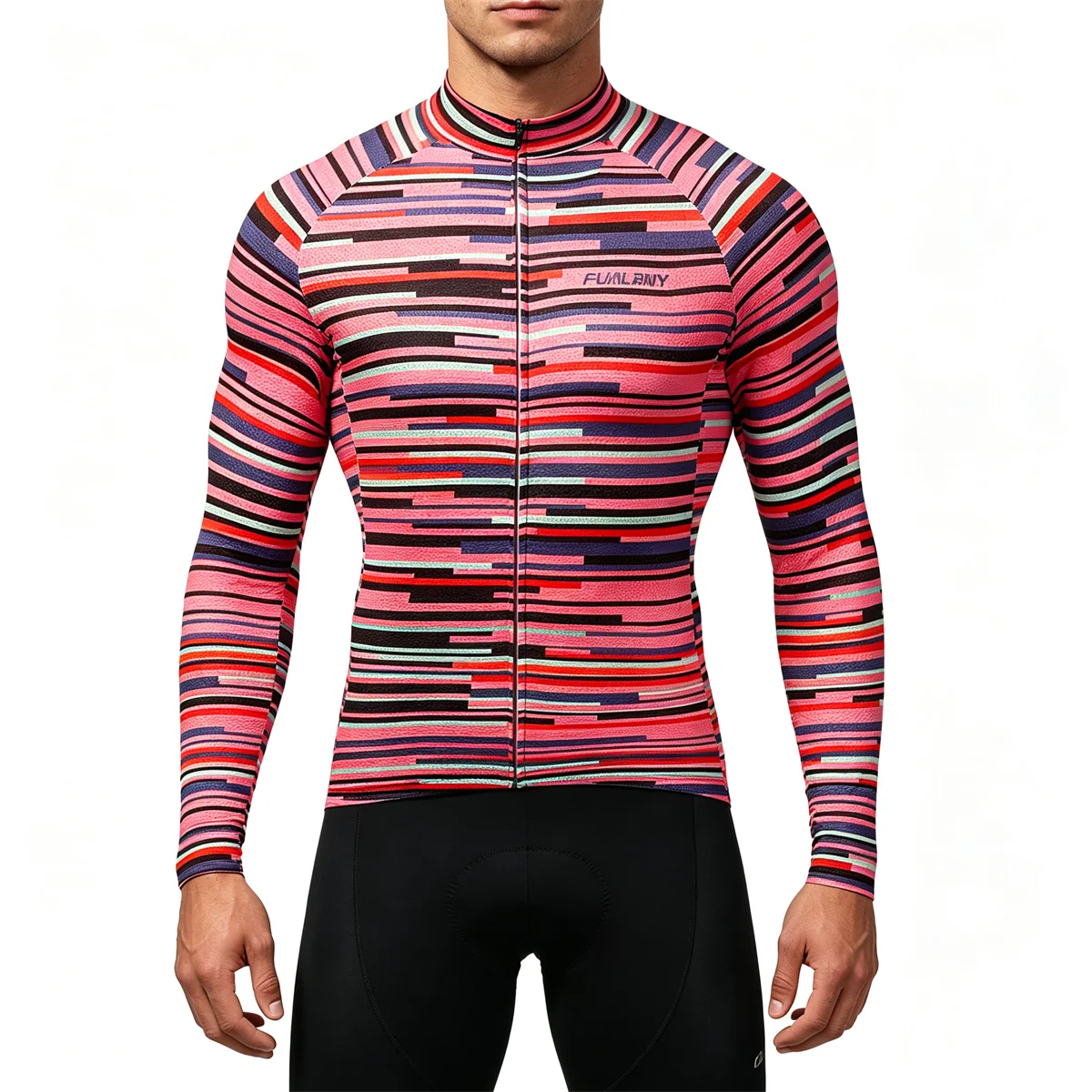 2027 Winter Herren-Radtrikot-Set, warmes Fleece-Radtrikot-Set, Triathlon-Mountainbike-Langarm-Radbekleidung – Detail 2