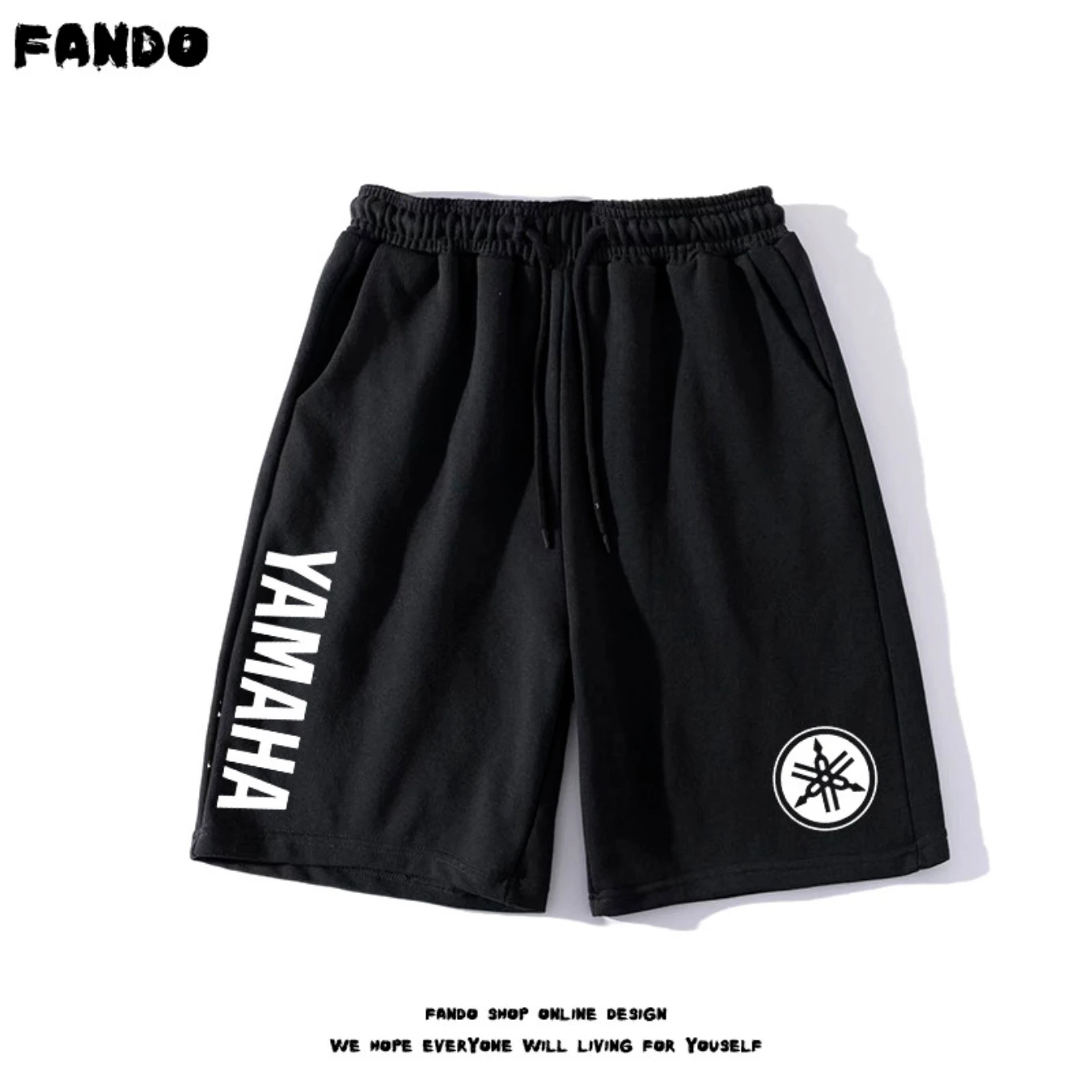 

Yamaha Riding Shorts for Men, Trendy YAMAHA Motorcycle Enthusiasts, Five-point Shorts, Sporty and Heavyweight for Summer.