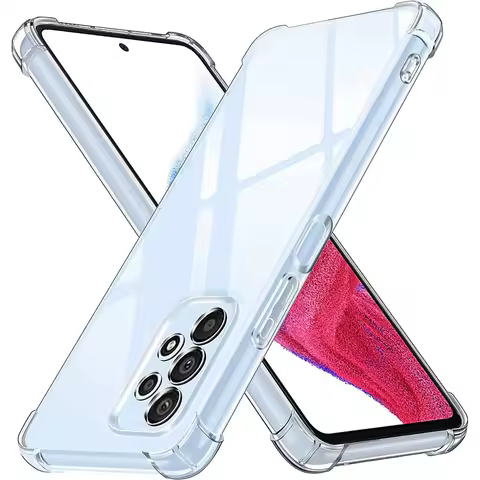 Air Bag Shockproof Clear Case for Samsung Galaxy A52 A72 A13 A23 A33 A53 A73 A04 A04S A14 A24 A34 A54 A22 A32 5G Cover Fundas