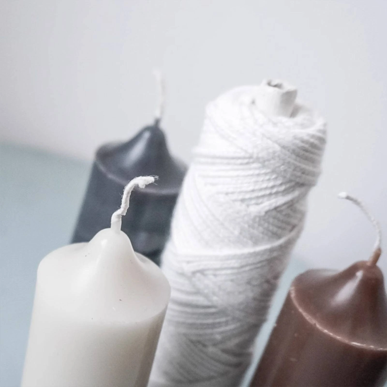 6 Meters Cotton Candle Wick Even Igniting Craft Supply for Crafters