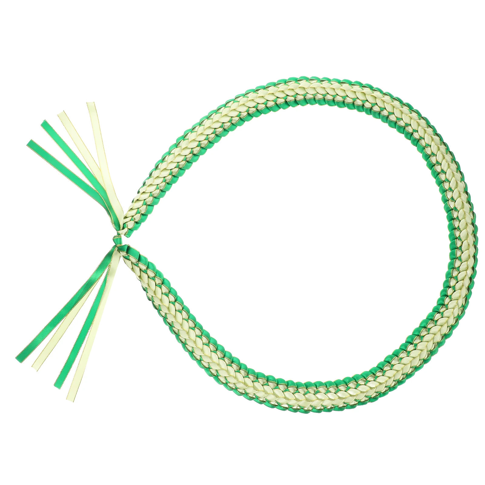 

Braided Necklace Blue White Graduation Honor Cord Decorative Cords Party Supplies Students Photo Prop Accessories