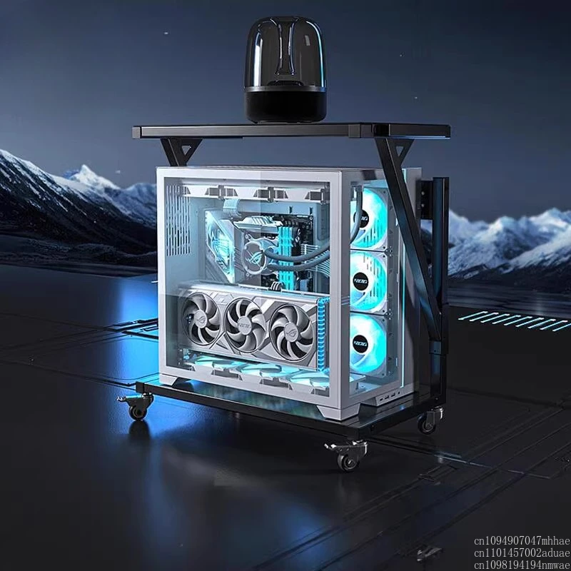 

PS5 double-layer bracket mobile storage e-sports desktop computer mainframe base