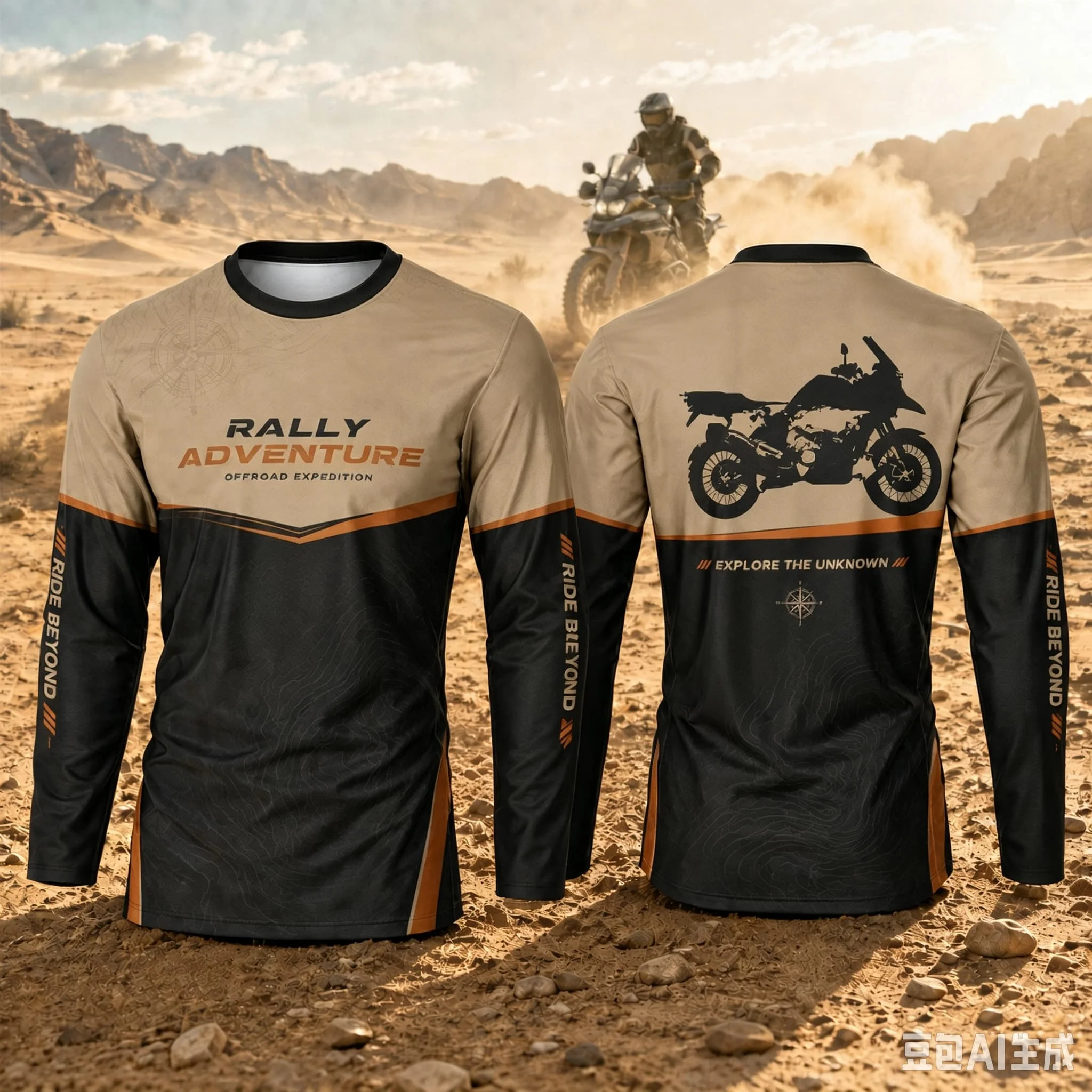Motorrad GS Adventure Motorcycle Long Sleeve Shirt Breathable Anti UV Quick Dry Riding Jersey Men Outdoor Sports Casual Wear 4