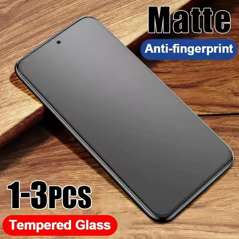 3-1PCS 9H Matte Screen Protector Glass For XiaoMi Mi 12 Lite 11 Lite 10 10T 5G Poco X6 Pro X6 X5 X4 X3 M4 M3 M2 Pro F5 F4 F3 Pro