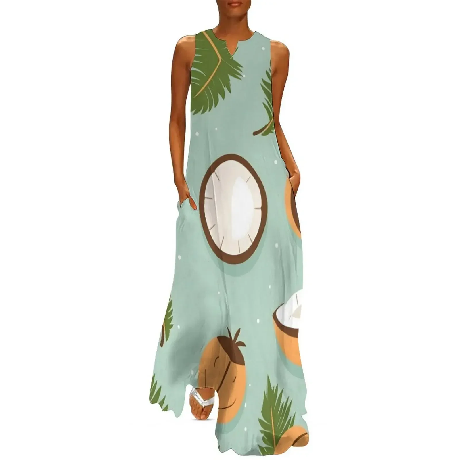 

Snowy Coconut Long Dress birthday dresses for women dress for women 2025 Dance dresses Summer dresses for women Dress