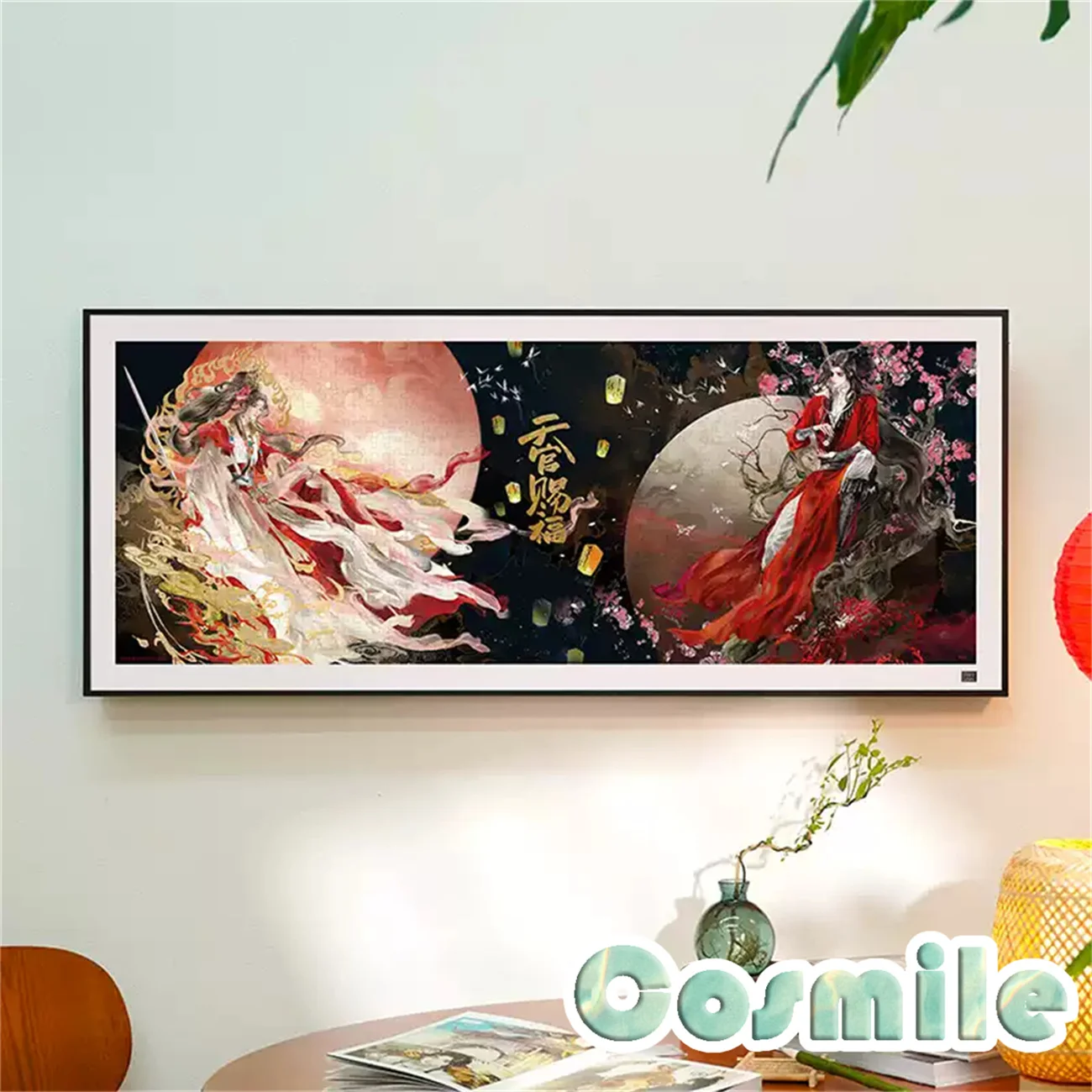 Anime Heaven Official's Blessing Tian Guan Ci Fu Official Original TGCF Hua Cheng Xie Lian Jigsaw Puzzles Puzzle Art Painting