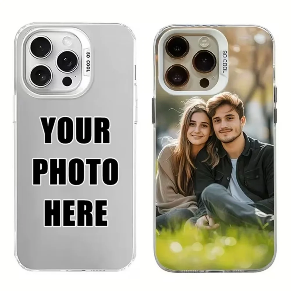 DIY Customization Photos Personalized Gift Phone Case For IPhone 18 17 16 15 14 13 12 11 Pro Max Plus IMD Shockproof Back Cover