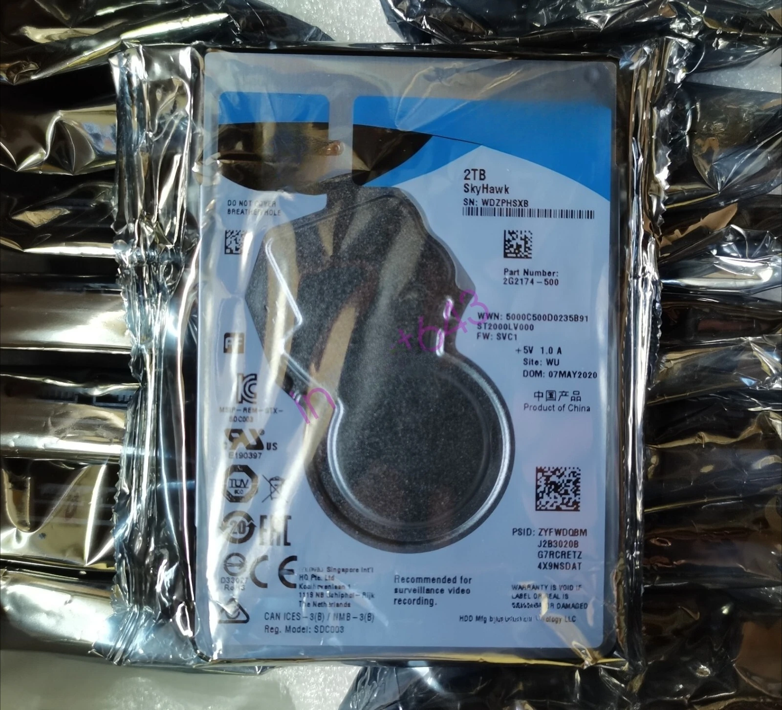 New SkyHawk ST2000LV000 2TB 6Gb/s SATA 2.5