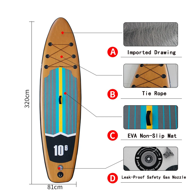 Tabla de deportes acuáticos para adultos, tabla de Paddle Surf, tabla de Paddle, tabla de Surf inflable, tabla de Paddle Sup, alta calidad