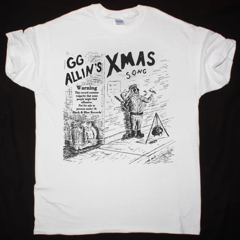 GG Allin Algae Afterbirth – GG Allin's Xmas Song -Santa Is Dead shirt LI363