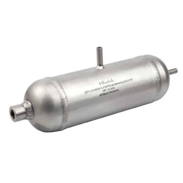 Swagelok Parker type Class 150 to 2500 stainless steel condensate pot 1/8'' 1/4'' NPT BSP condensate tank seal pot