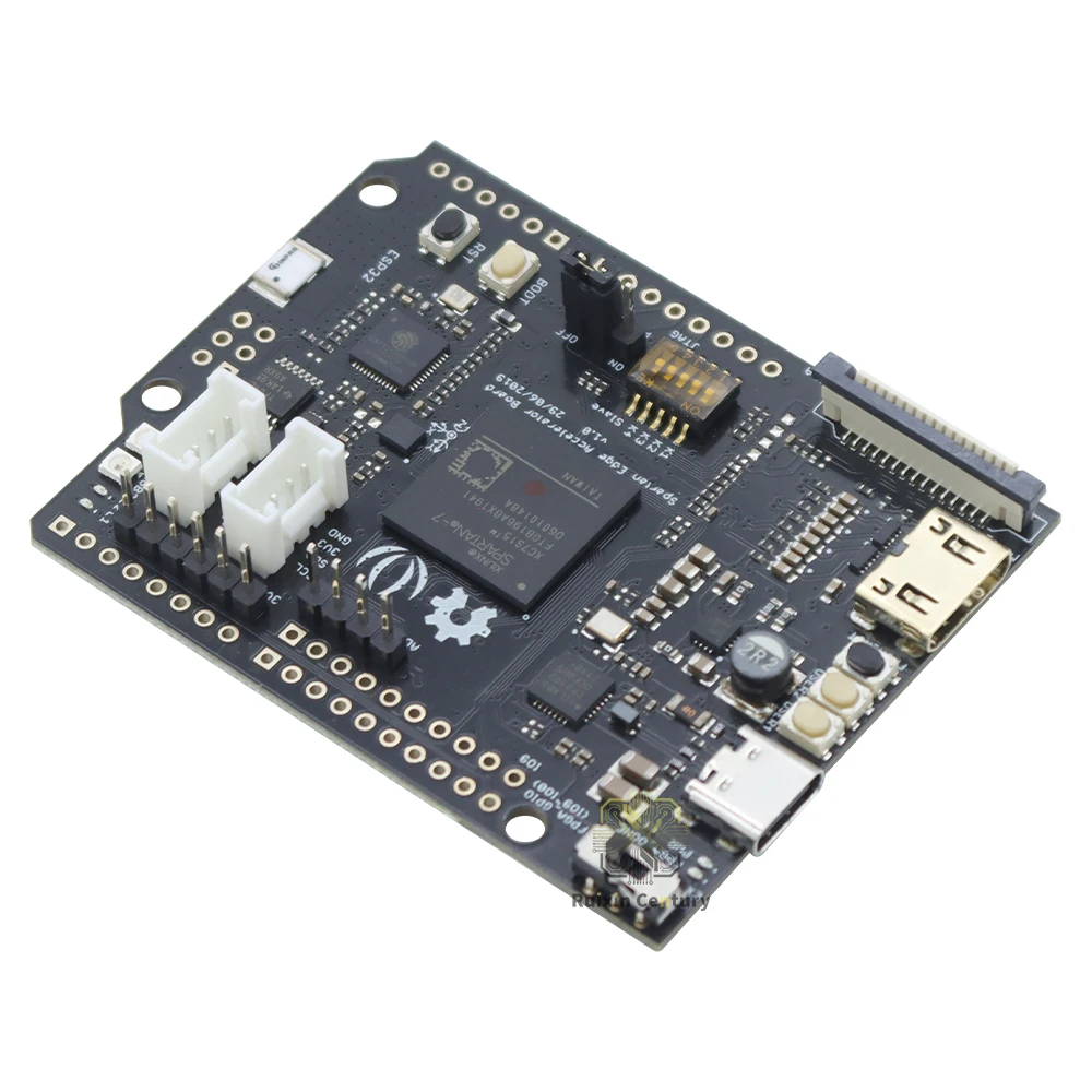 102030005 ESP32 XC7S15 FPGA Embedded Platform Evaluation Expansion Board Xilinx Spartan-7 12.8K Logic Cells UNO Form Fac