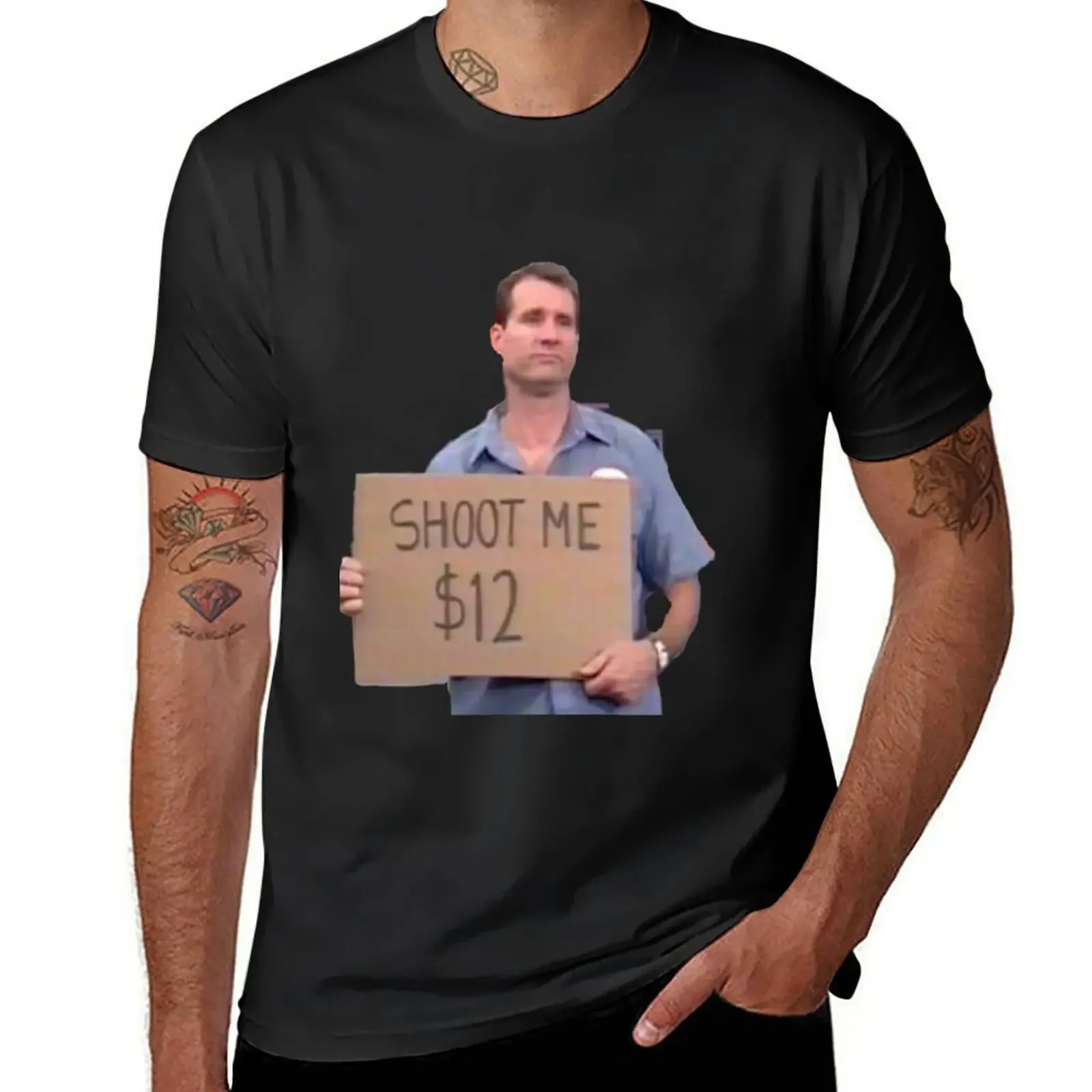 

Shoot Me $12 T-Shirt Aesthetic clothing anime clothes cheap stuff T-shirt men