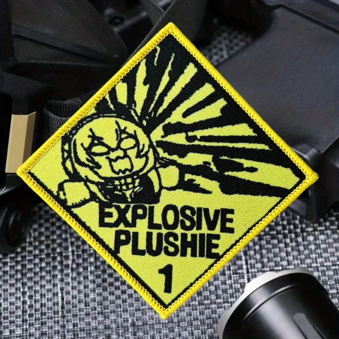 Parche de primera línea para niña, insignia de moral táctica de explosión de perro SOP2, brazalete de gancho y bucle con estampado explosivo Doujin M4JR frontal joven