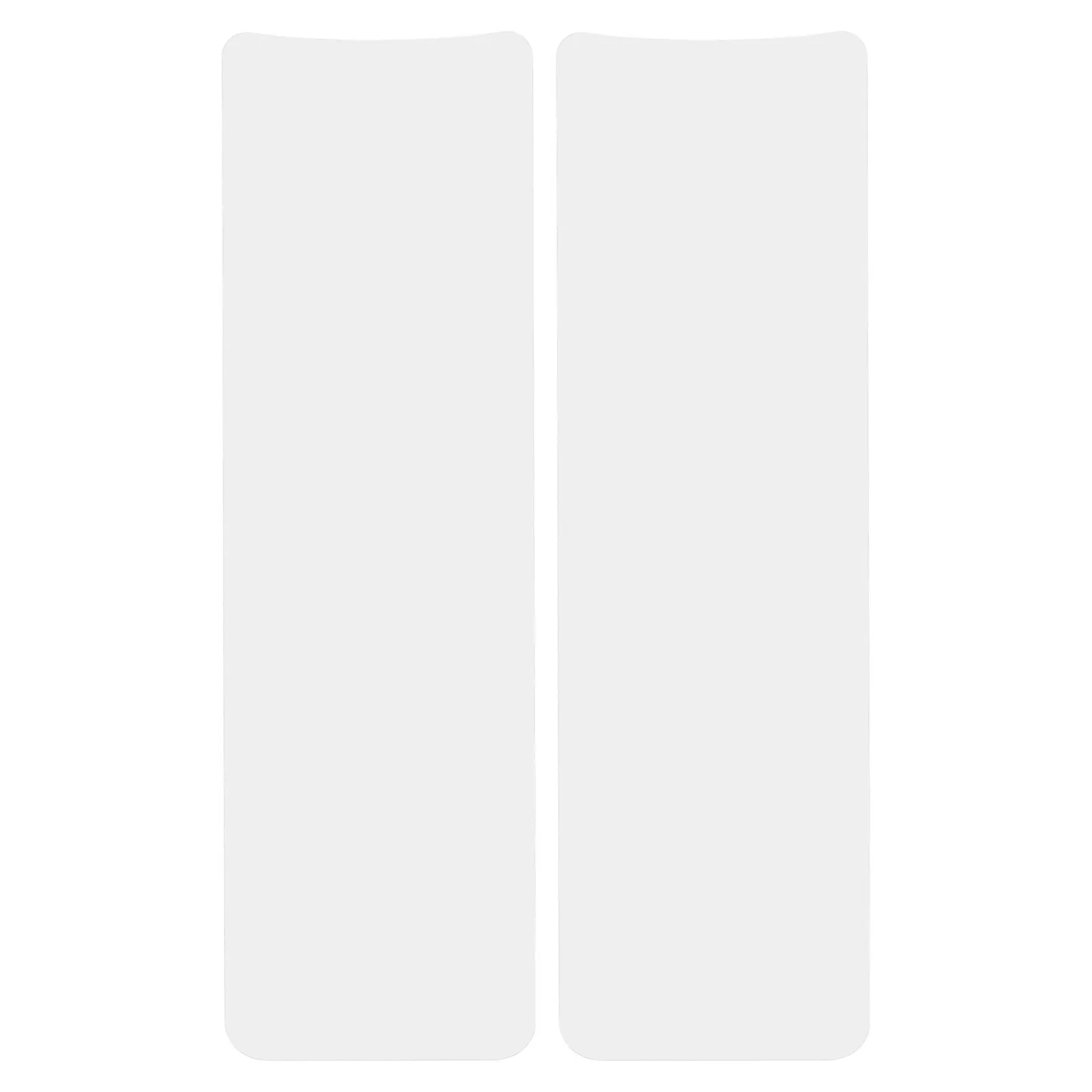 

2Pcs Transparent Highlighting Board Dye Paddle Hair Color Board Curved Design Highlighting Tool Hair Styling Supply