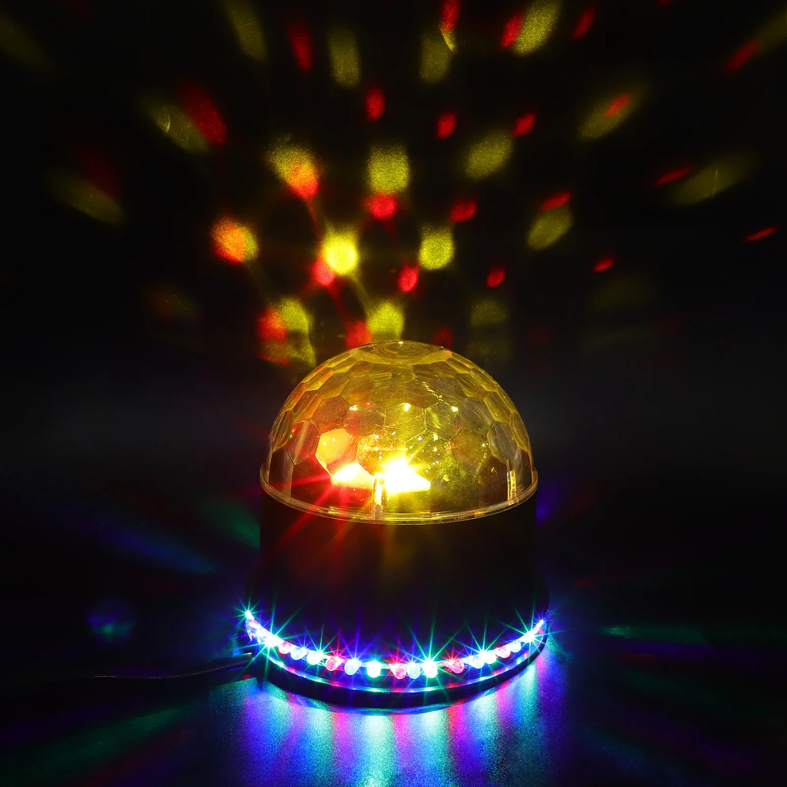 Colorful Rotating Led Projection Lamp Plastic Party Light For Night Decoration Holiday Wedding Garden Disco Club Ktv Bar Event