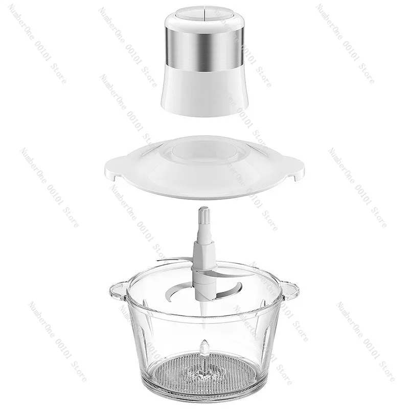 Electric Meat Grinder Food Processor Multifunction Meat Mincer Vegetable Chopper Garlic Crusher Kitchen Appliance