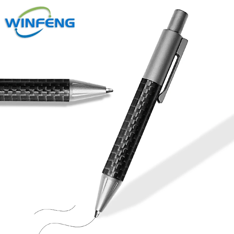 Mini Carbon Fiber Ballpoint Pen Titanium Tactical Pen Business Signature Pen Emergency Writing Tool Office School Stationery