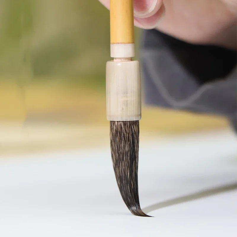 Running Script Squirrel Hair Calligraphy Brush Regular Official Script Chinese Brush Long Hair Watercolor Painting Brush Pen