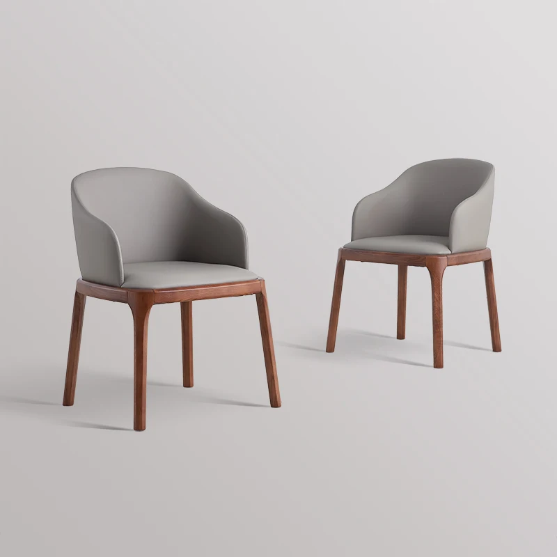 

Nordic Solid Wood Chair Dining Household High-end Book Retro Dining Chair Combination Single Modern Sedia Da Pranzo Furniture