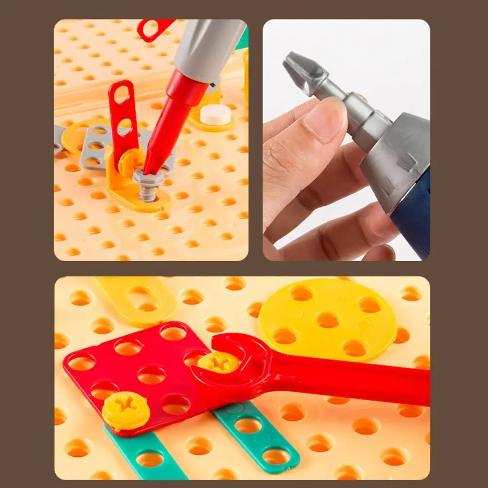 203-delige babypuzzel Assembleren van speelgoed Creatieve mozaïekpuzzel Hands-On Reparatieset voor kinderen STEM Interactief doe-het-zelf-leerspeelgoed