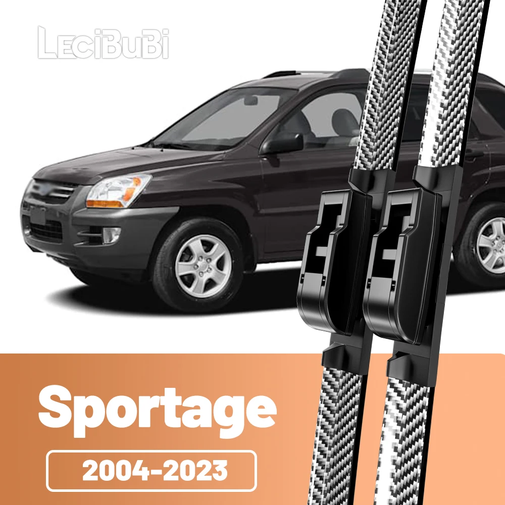2 stücke Frontscheibe Scheibenwischerblätter Carbon Faser Scheibenwischer Für Kia Sportage SL QL NQ5 2004-2023 2016 2017 2020 2021 2022