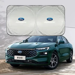 Car Windshield Sun Shade Visor UV Protection Shield For Ford S MAX Ranger Focus Fiesta Mondeo Kuga Mustang Escort KA Ecosport