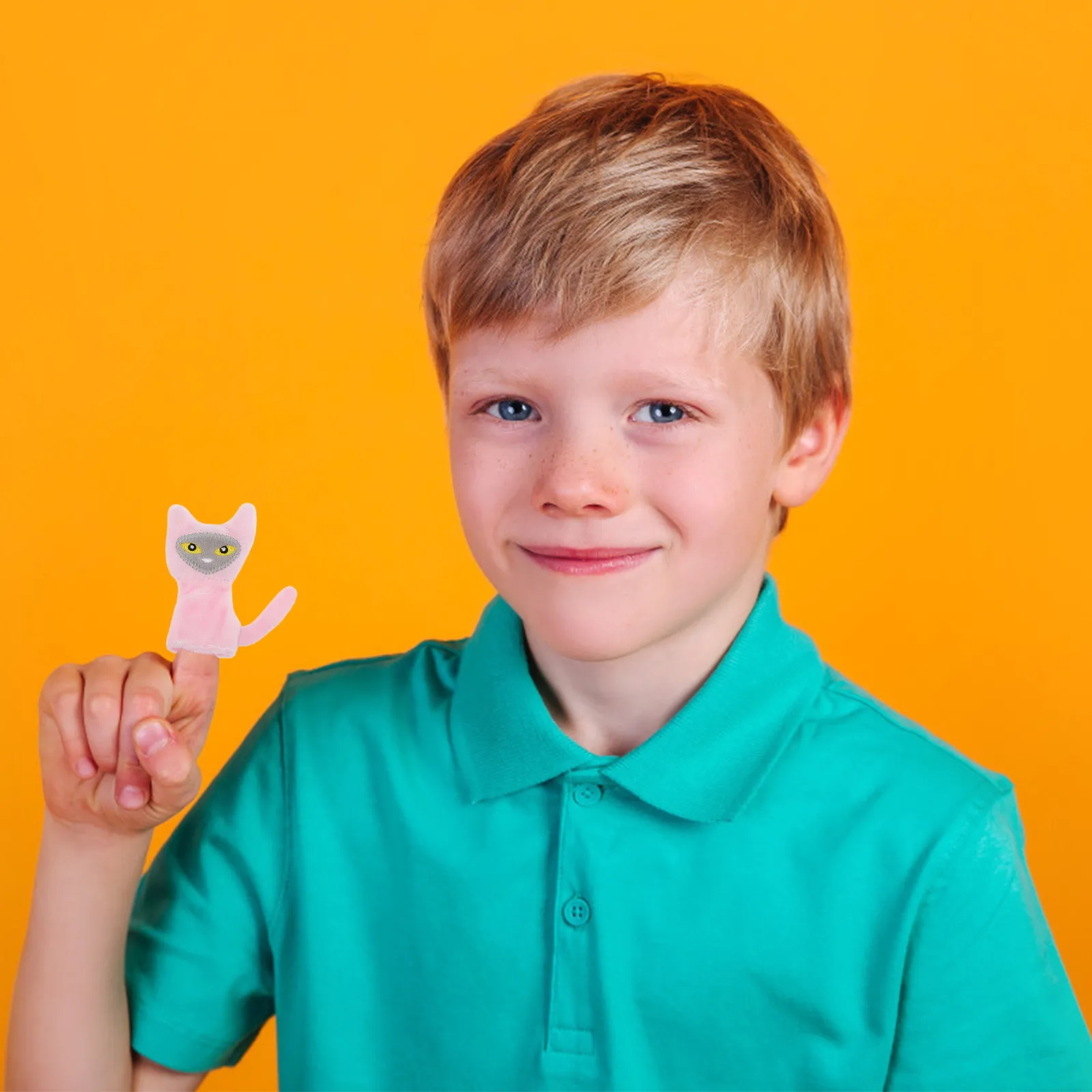 

5Pcs Finger Puppets Finger Animal Characters Early Education Teaching Storytelling Role-Playing Fun Gift for Toddlers Children