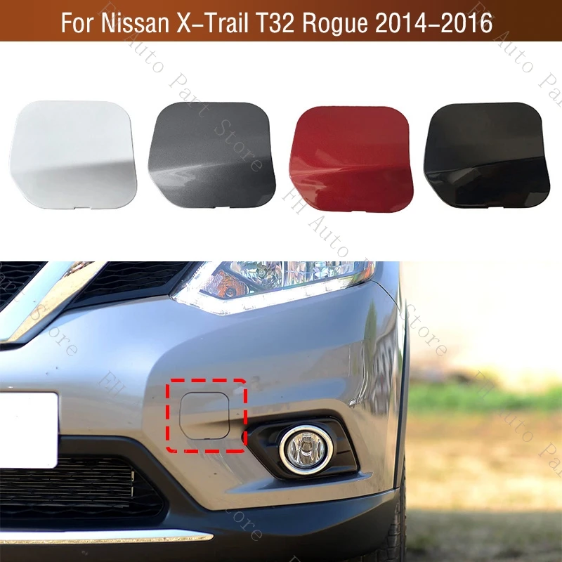 

Для Nissan Rogue X-Trail XTrail T32 2014 2015 2016, крышка переднего бампера, фаркоп, крышка прицепа, крышка с проушиной 622A04BA1A