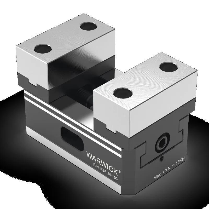 

KSF60-100A Compact Self Centering Vise With Machinable Soft Jaw for Multi-axis Machining on Cnc Machine