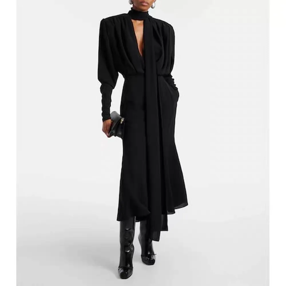 Botas de tacón alto negras de moda para mujer, de otoño e invierno, con punta cuadrada y cremallera lateral, botas de media caña para mujer