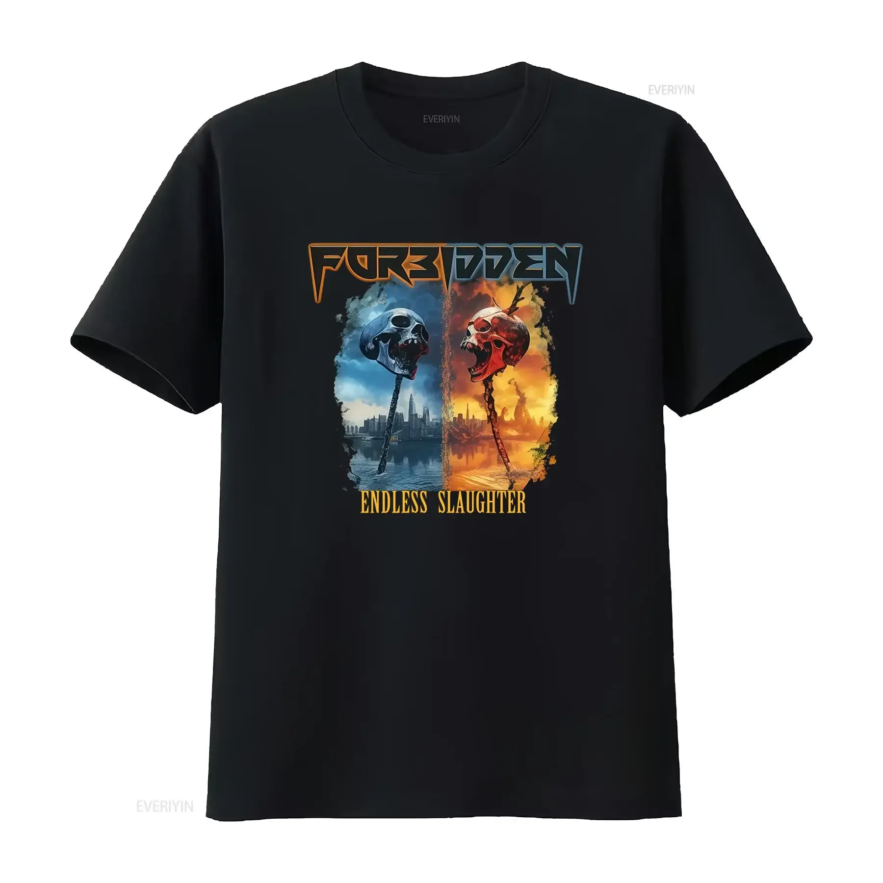 FORBIDDEN BAND 40 YEARS OF EVIL 1985 2025 T Shirt Full Size S 5XL Endless Slaughter  vintage Washed graphic Unisex Breathable
