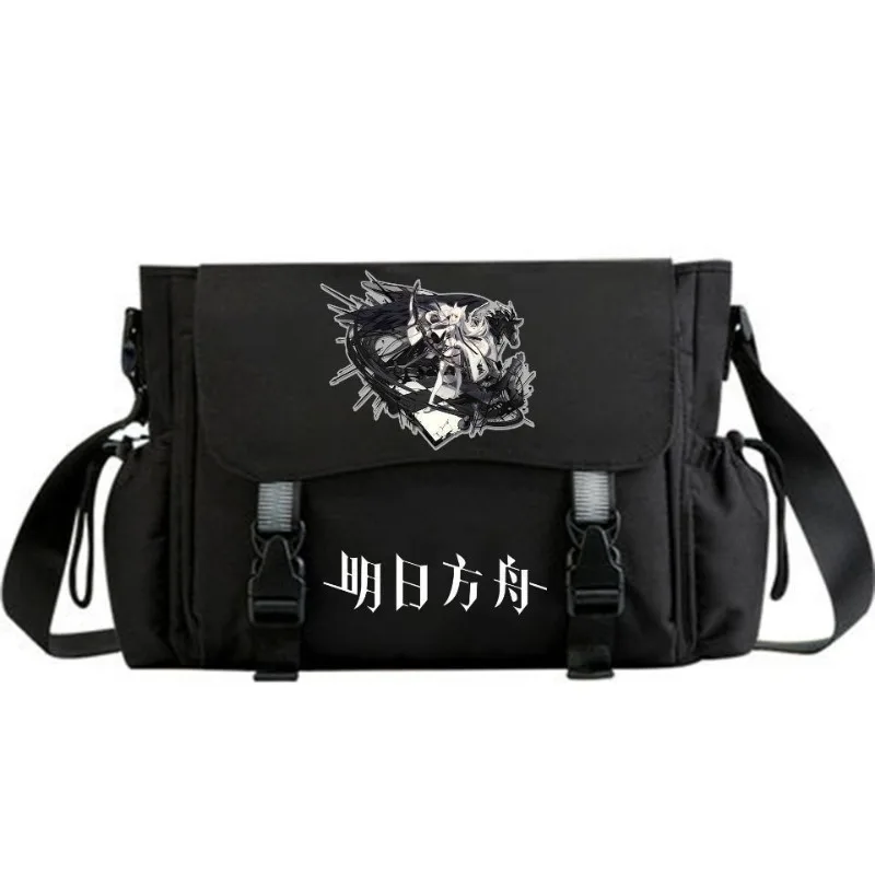 New Arknights Doctor Amiya Lappland Skadi Game Peripheral Package Style Student Large Capacity One-Shoulder Crossbody Bag Gift - Image 4