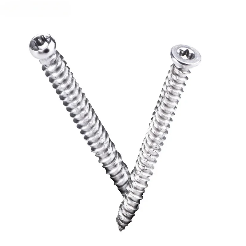 20PCS 410 Stainless Steel Plum Blossom Groove Small Head Cement Nail Door and Window Installation Self Tapping Nail