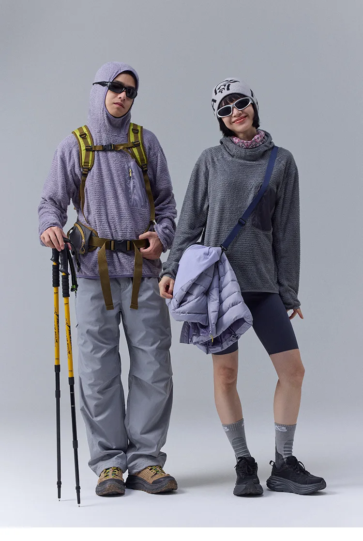 2026 Outdoor, Sport, Leichter Atmungsaktiver Pullover-Hoodie, Paarstil, Konstante Temperatur, Warme und Gemütliche Kapuzenjacke – Detail 4