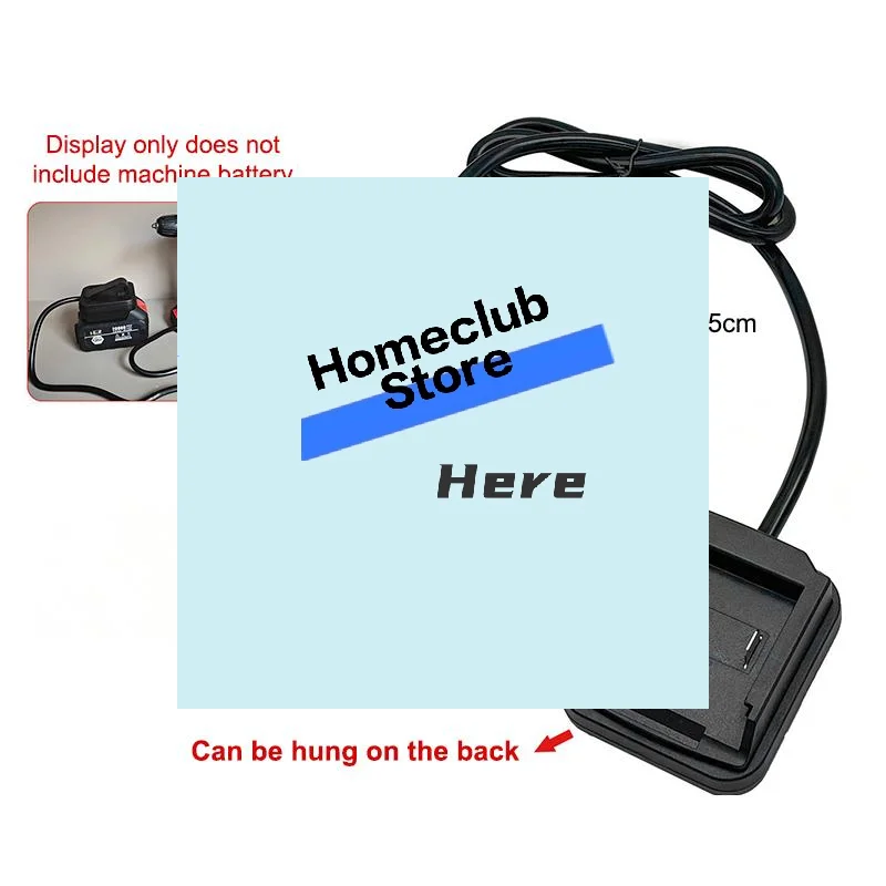 1Pc DIY Accessory For 18V Battery Power Tools Li-ion Battery Adapter Expansion Cable Splitter Extended Line Weight Reducer