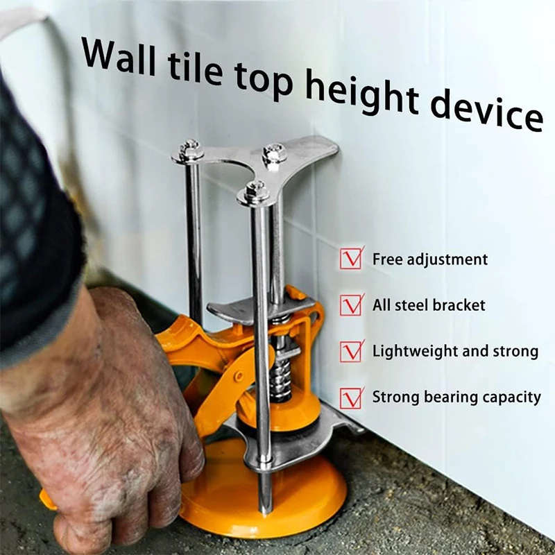 Wall Tile Manual Lift Unit Wall Tile Positioner Tile Tools Adjustable Height Positioner for Tile Leveling Systems