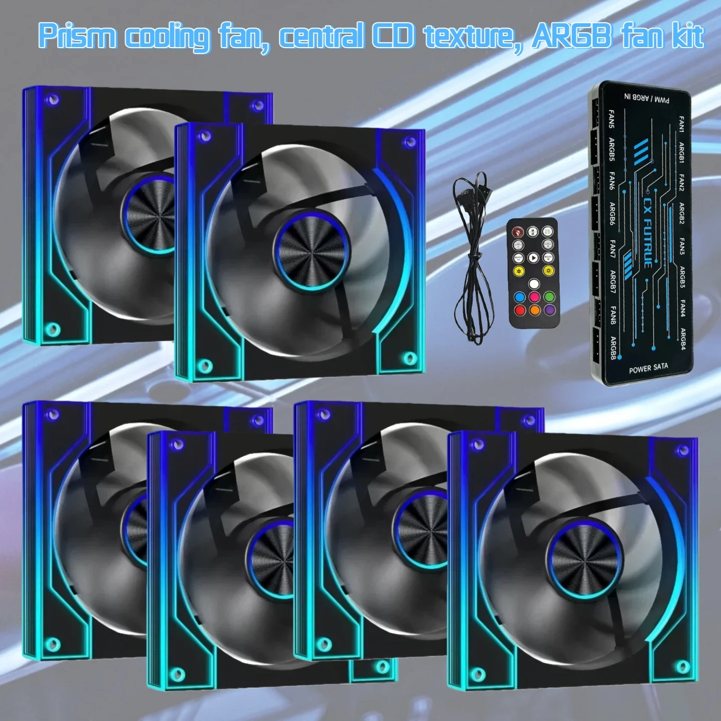 6X120Mm Argb Fan + …