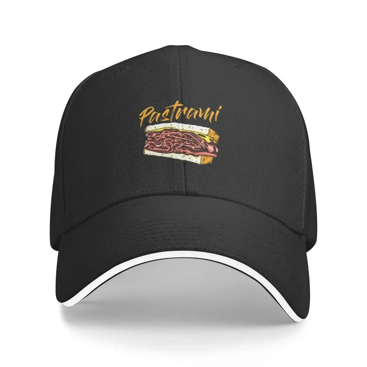 Gorra de béisbol de Pastrami sandwichera para hombre y mujer, gorro de día de sándwich de comida rápida, gorras de béisbol para hombre y mujer