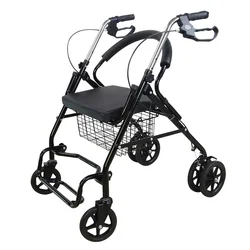 Adults Rollator Walker for Disabled Adult Walker Multifunctional Shopping Walking Aid