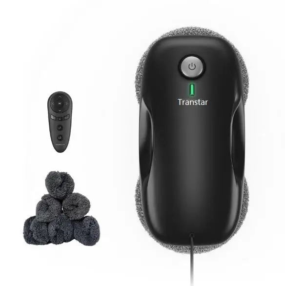 Multi-Surface Window Cleaning Robot with Edge Detection and Spray Function 20-30min UPS for Household Use