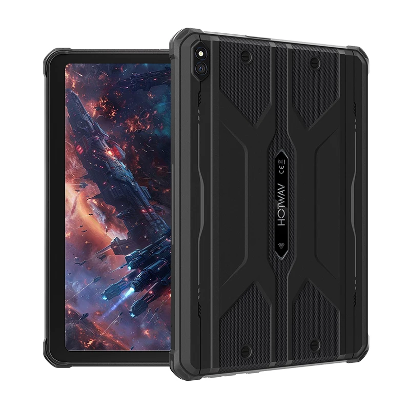 HOTWAV R8 IP68&IP69K Rugged Tablet 10800mAh Massive Battery Android 14 Pad 10.1'' HD+ Display 4GB RAM 128GB ROM/1TB Expansion 13MP +5MP Camera Global 4G Tablet PC