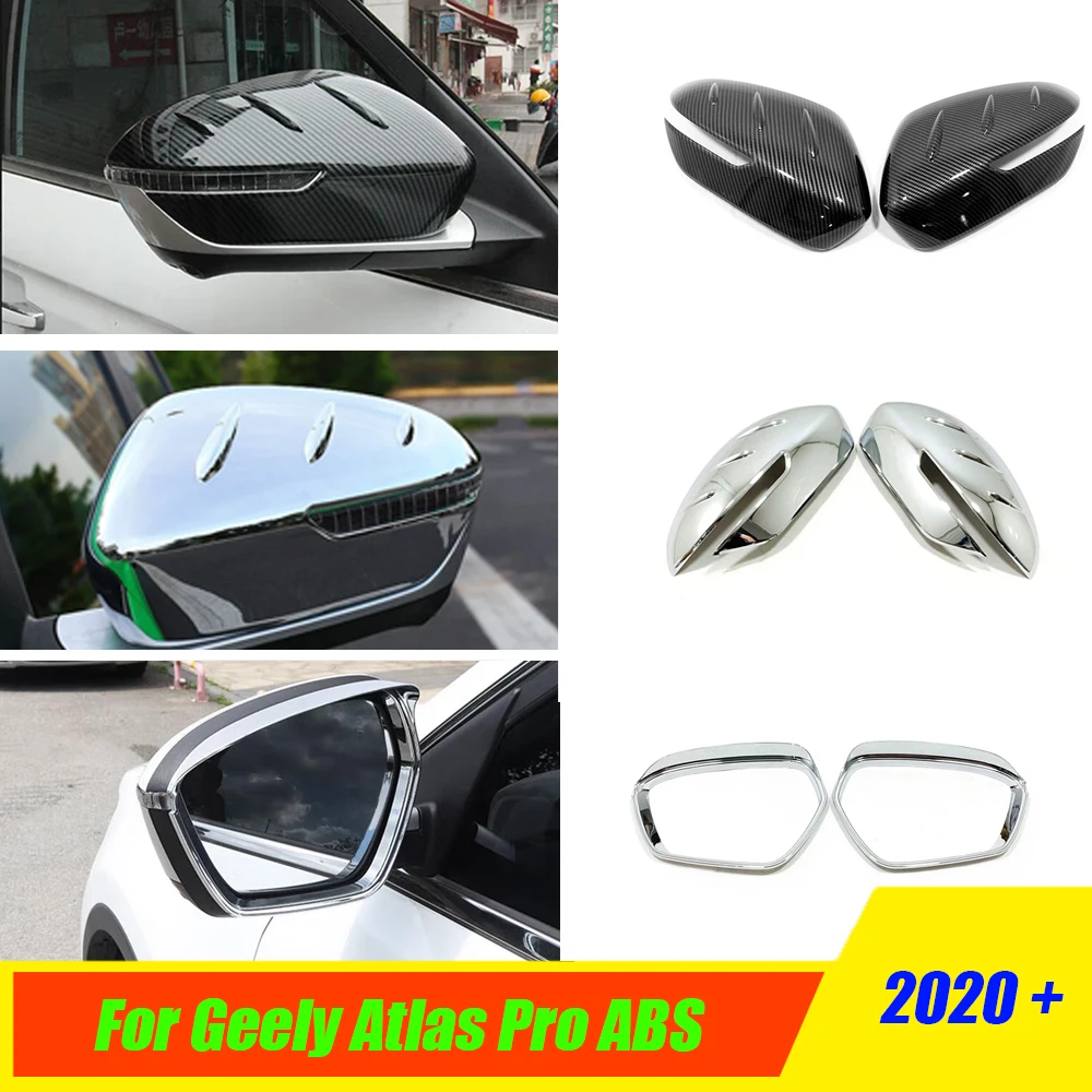 

For Geely Atlas Pro Azkarra Boyue Emgrand X7 Sport 2020 2021 2022 Side Door Rearview Turning Mirror Cover Frame Accessories